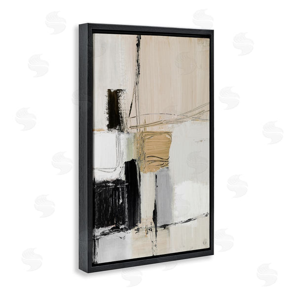 Stupell Industries Lanie Loreth | Beige Organic Shapes Collage Wall Art