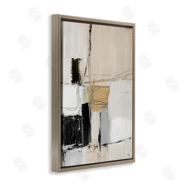 Stupell Industries Lanie Loreth | Beige Organic Shapes Collage Wall Art