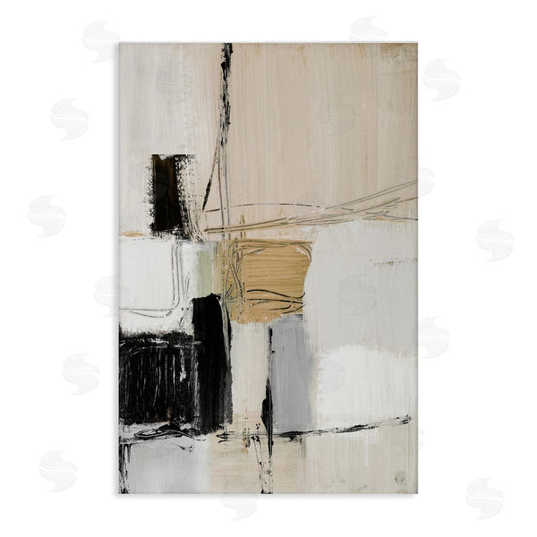stupell industries Lanie Loreth | Beige Organic Shapes Collage Wall Art