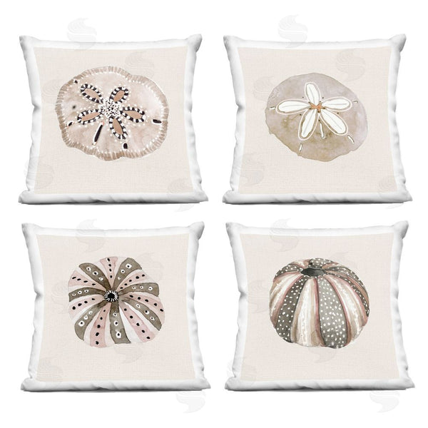 stupell industries Lanie Loreth | Beige Sand Creatures Throw Pillow