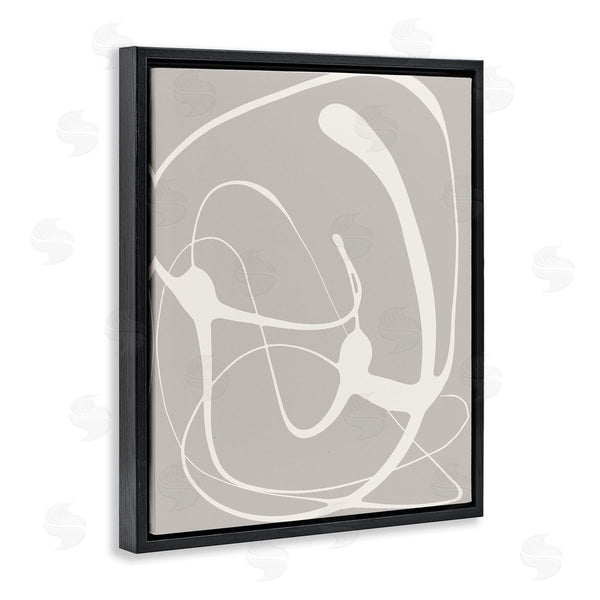 Stupell Industries Lanie Loreth | Beige Very Abstract Figure