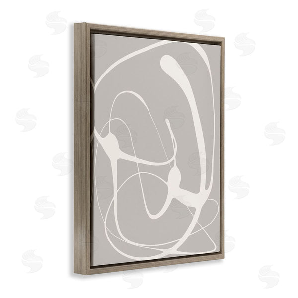 Stupell Industries Lanie Loreth | Beige Very Abstract Figure