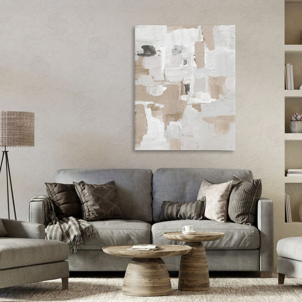 Stupell Industries Lanie Loreth | Beige & White Peace Wall Art