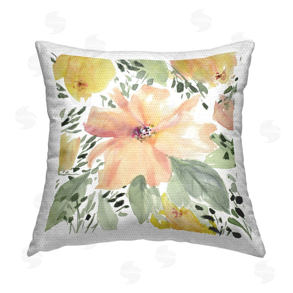 Stupell Industries Lanie Loreth | Birds Eye Flowers Printed Throw Pillow