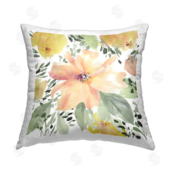 stupell industries Lanie Loreth | Birds Eye Flowers Printed Throw Pillow