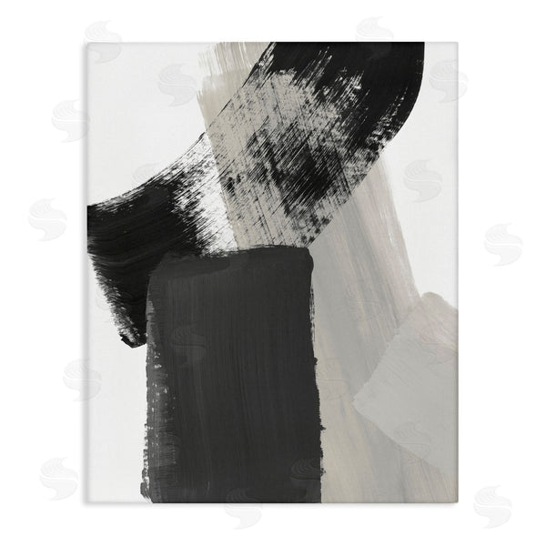 stupell industries Lanie Loreth | Black & Beige Abstract Wall Art