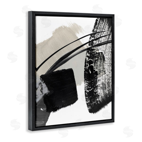 Stupell Industries Lanie Loreth | Black Brush Strokes Wall Art