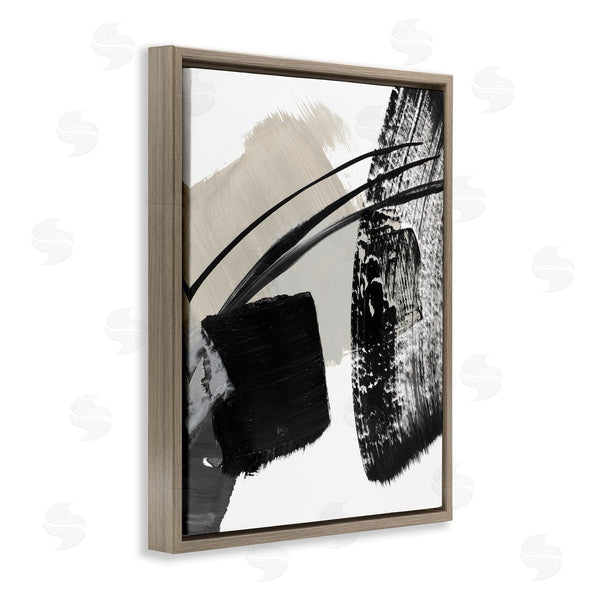 Stupell Industries Lanie Loreth | Black Brush Strokes Wall Art