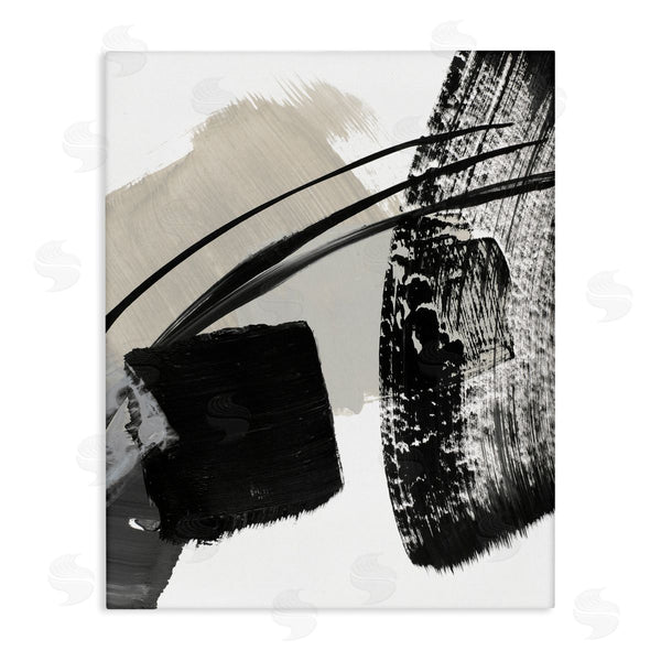 stupell industries Lanie Loreth | Black Brush Strokes Wall Art