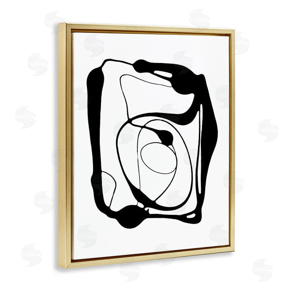 Stupell Industries Lanie Loreth | Black Swirled Figure Wall Art