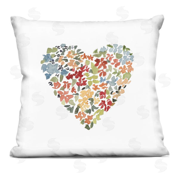 stupell industries Lanie Loreth | Blooming Heart Petals Throw Pillow