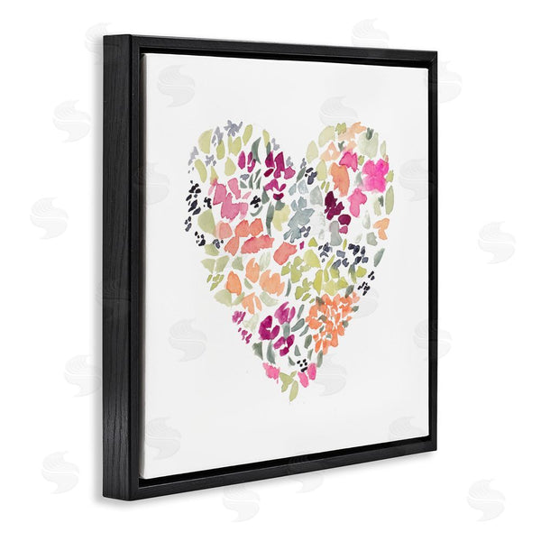 Stupell Industries Lanie Loreth | Blooming Pastel Heart Wall Art