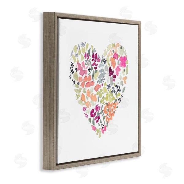 Stupell Industries Lanie Loreth | Blooming Pastel Heart Wall Art