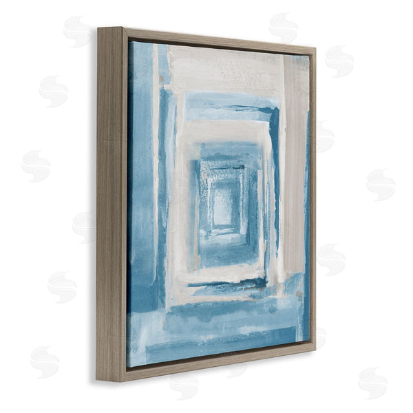 Stupell Industries Lanie Loreth | Blue And Beige Squares