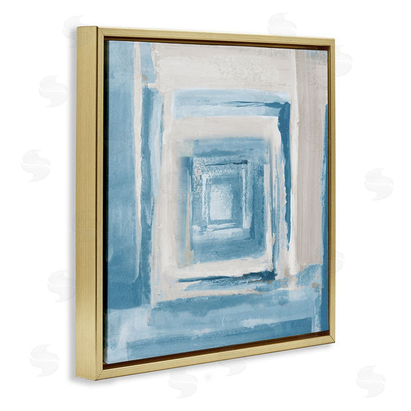 Stupell Industries Lanie Loreth | Blue And Beige Squares