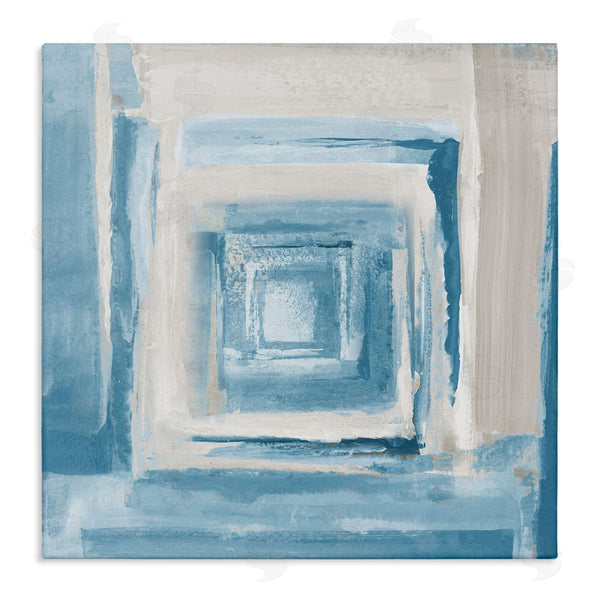 stupell industries Lanie Loreth | Blue and Beige Squares