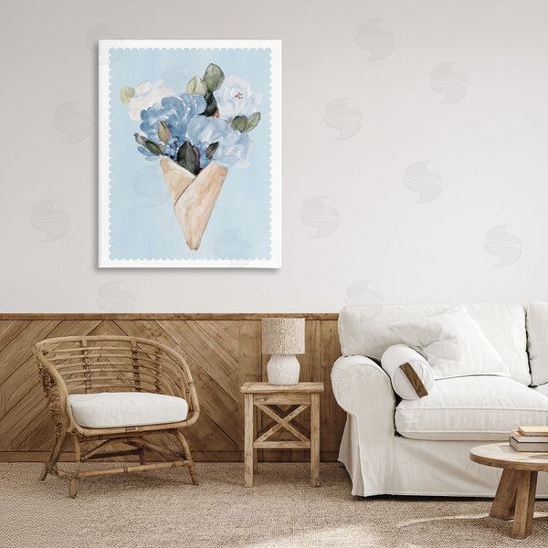 Stupell Industries Lanie Loreth | Blue Gift Bouquet Wall Art