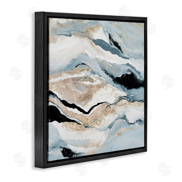Stupell Industries Lanie Loreth | Blue Natural Geode Pattern