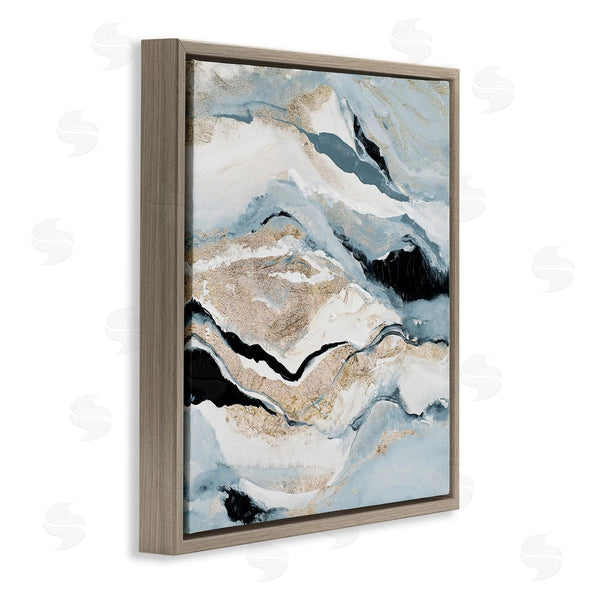 Stupell Industries Lanie Loreth | Blue Natural Geode Pattern