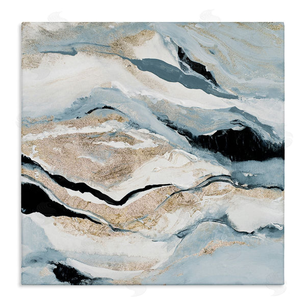 stupell industries Lanie Loreth | Blue Natural Geode Pattern