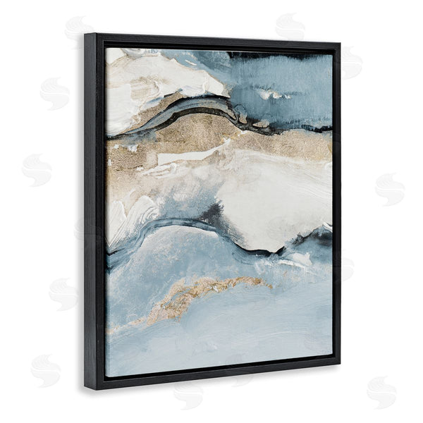 Stupell Industries Lanie Loreth | Blue Organic Agate Pattern Wall Art