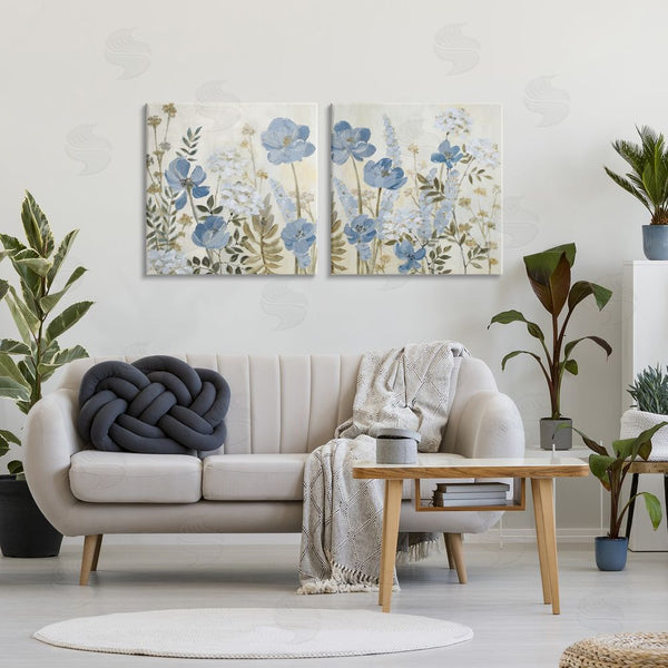 Stupell Industries Lanie Loreth | Blue Peaceful Garden Wall Art