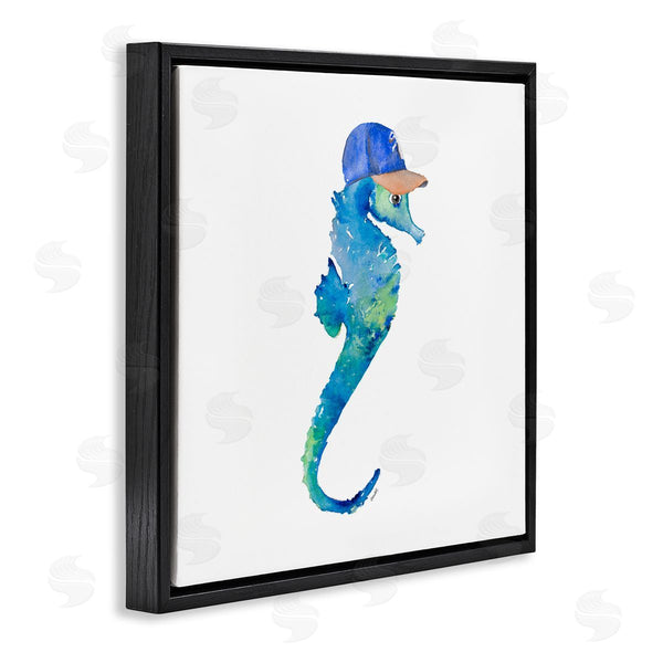 Stupell Industries Lanie Loreth | Blue Seahorse In Hat