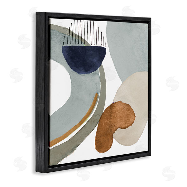 Stupell Industries Lanie Loreth | Bold Contemporary Shapes Geometric Paint Strokes Lines Wall Art