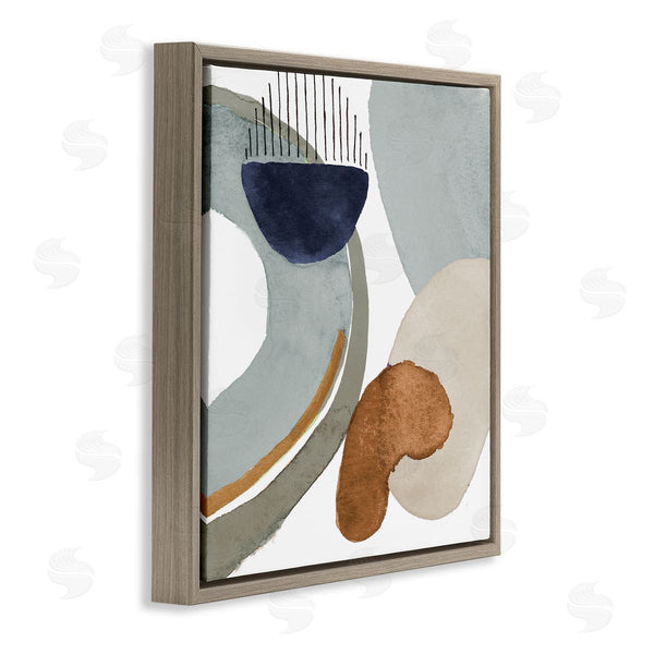 Stupell Industries Lanie Loreth | Bold Contemporary Shapes Geometric Paint Strokes Lines Wall Art