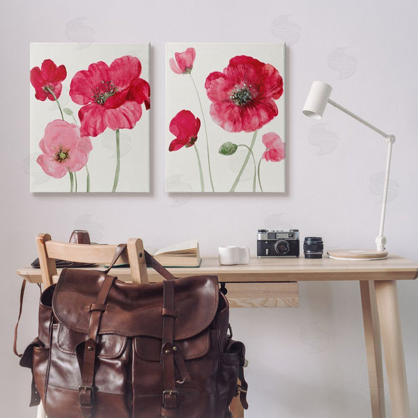 Stupell Industries Lanie Loreth | Bold Red Poppies Romantic Blooms Wall Art