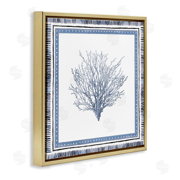 Stupell Industries Lanie Loreth | Bordered Oceanic Coral