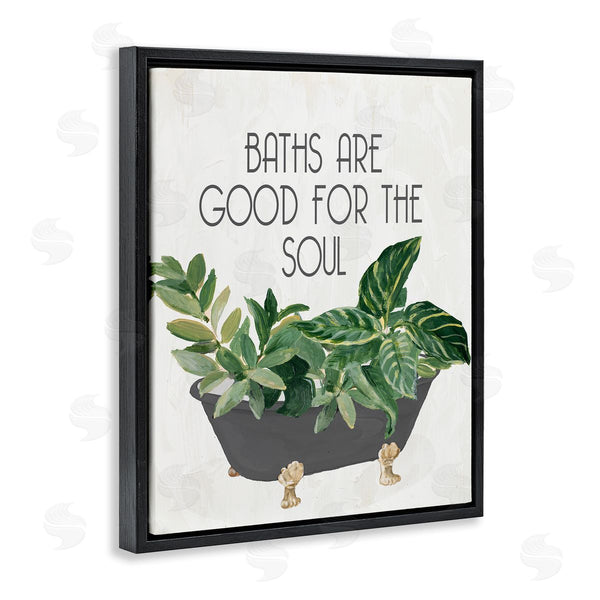 Stupell Industries Lanie Loreth | Botanical Bath Phrase Wall Art