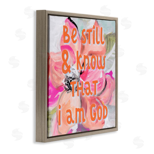 Stupell Industries Lanie Loreth | Bright Be Still Scripture Wall Art
