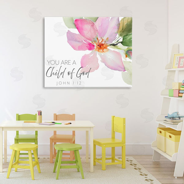 Stupell Industries Lanie Loreth | Child Of God Pink Flower Wall Art