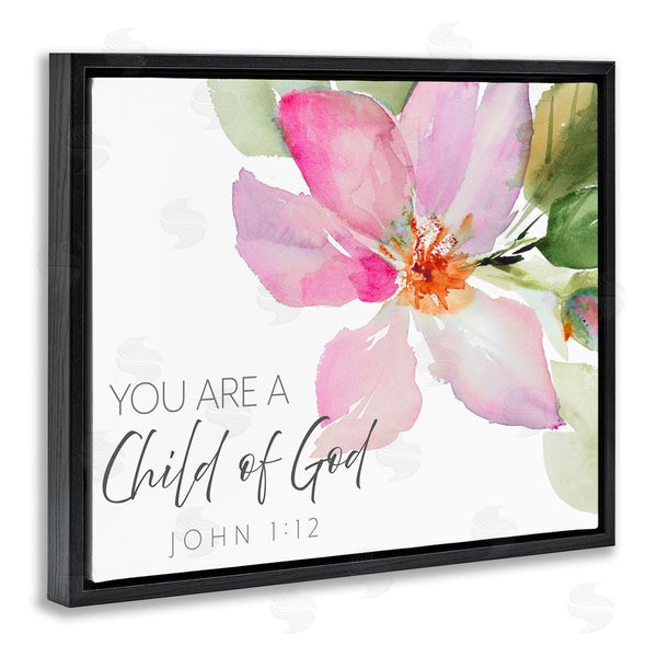 Stupell Industries Lanie Loreth | Child Of God Pink Flower Wall Art
