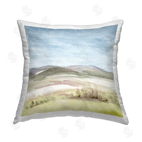 Stupell Industries Lanie Loreth | Crisp Morning Landscape Printed Throw Pillow