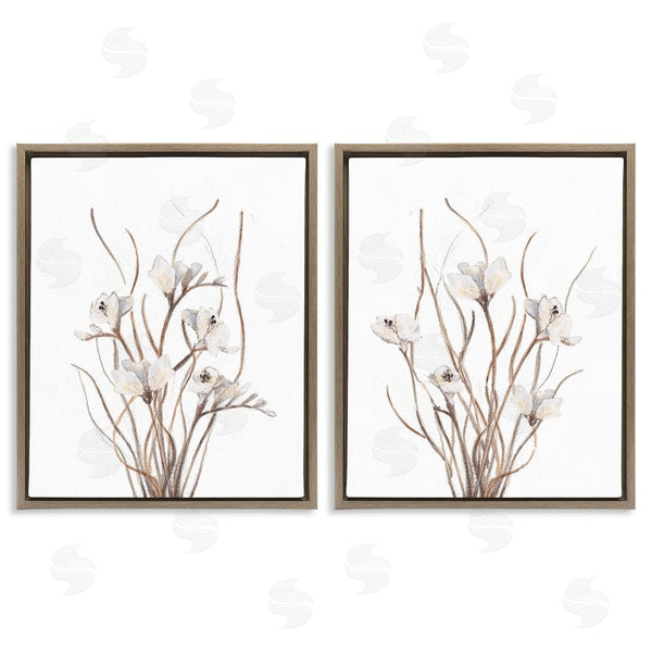 Stupell Industries Lanie Loreth | Curly Branches Wildflowers Wall Art