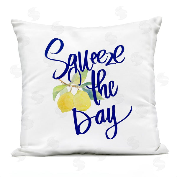 Stupell Industries Lanie Loreth | Cursive Squeeze The Day Throw Pillow