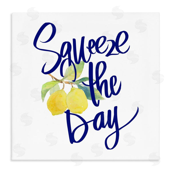 stupell industries Lanie Loreth | Cursive Squeeze The Day Wall Art