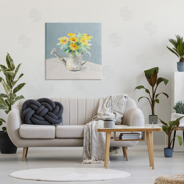 Stupell Industries Lanie Loreth | Daisies In Watering Can Wall Art