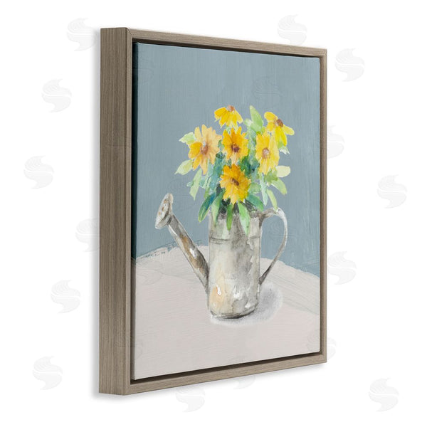 Stupell Industries Lanie Loreth | Daisies In Watering Can Wall Art
