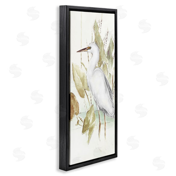 Stupell Industries Lanie Loreth | Egret In Lake Drawing Wall Art