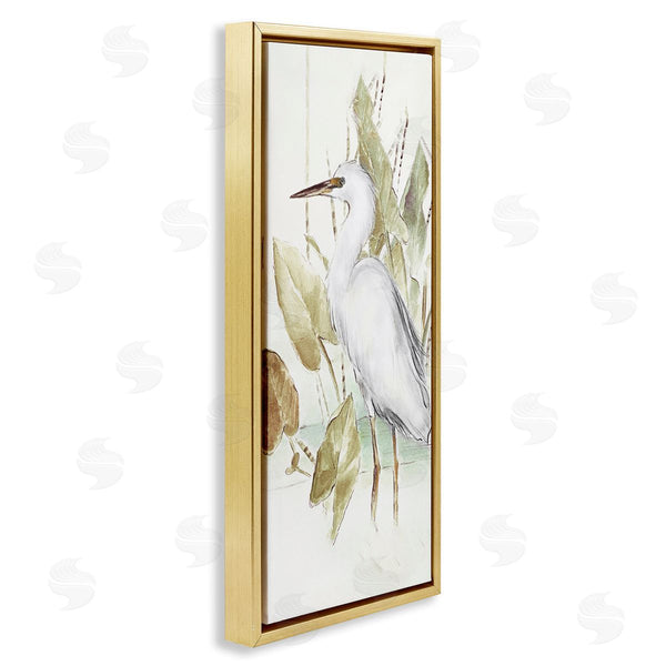 Stupell Industries Lanie Loreth | Egret In Lake Drawing Wall Art