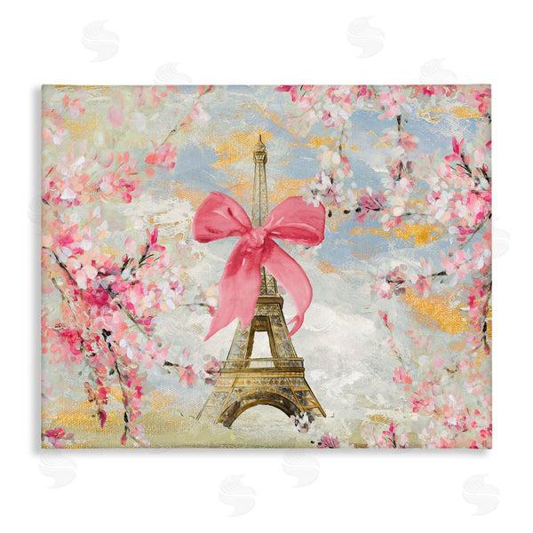 stupell industries Lanie Loreth | Eiffel Tower on Cherry Blossoms Wall Art