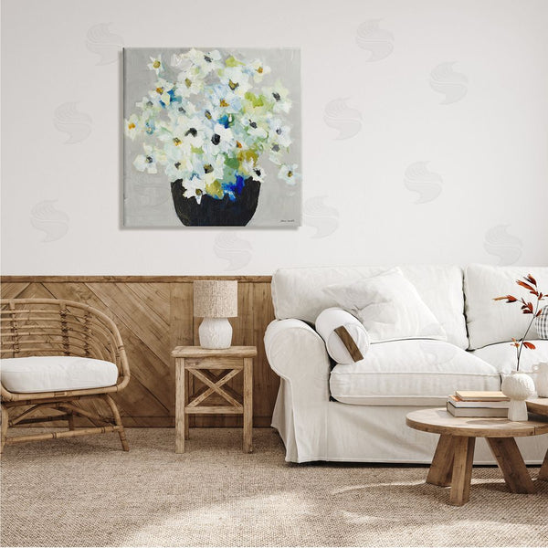 Stupell Industries Lanie Loreth | Expressive White Flower Bouquet Abstract Bloom Wall Art