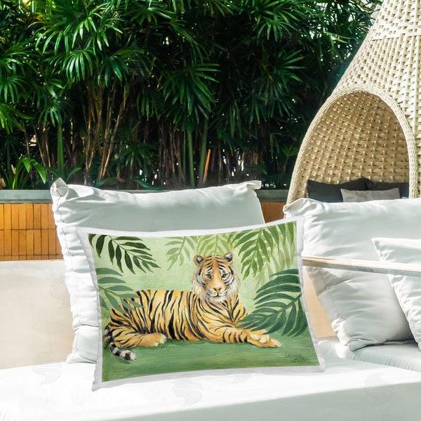 Stupell Industries Lanie Loreth | Eyes Of The Jungle Printed Throw Pillow