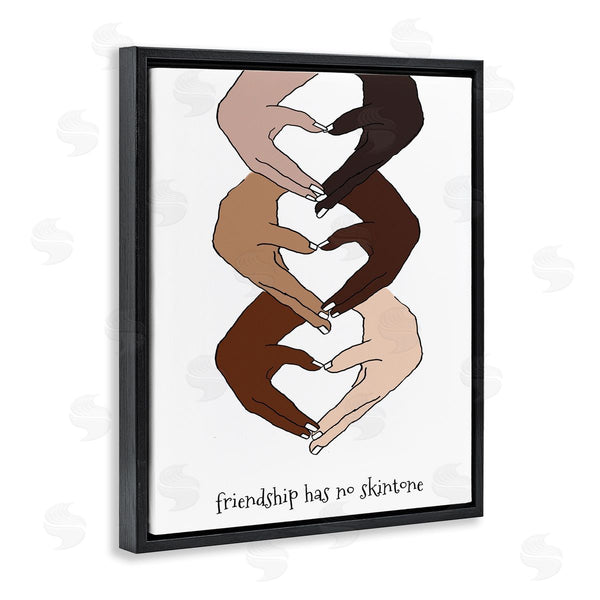 Stupell Industries Lanie Loreth | Friendship Diverse Hands Heart Pose