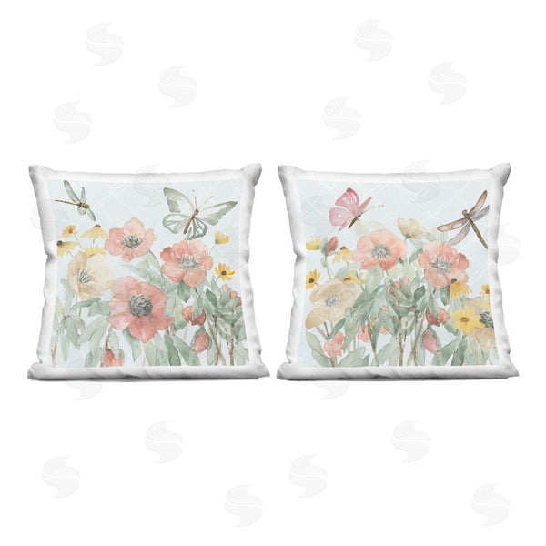 stupell industries Lanie Loreth | Garden Joy Creatures Throw Pillow