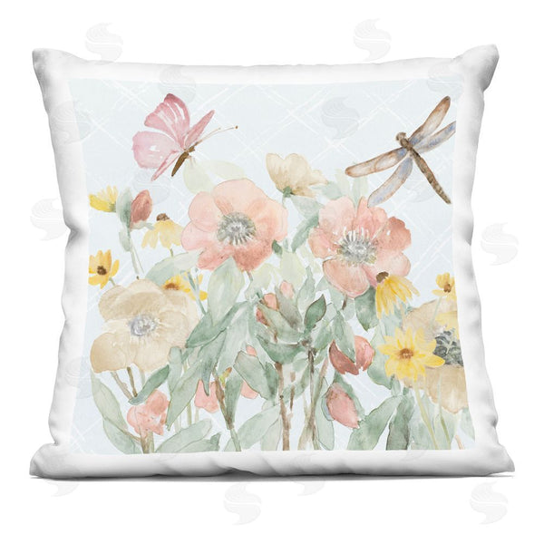 stupell industries Lanie Loreth | Garden Joy Flowers Throw Pillow