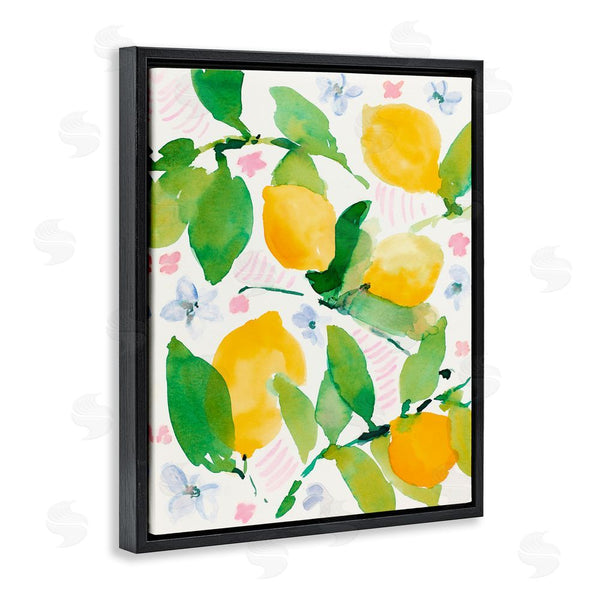 Stupell Industries Lanie Loreth | Garden Lemons With Pastel Florals Wall Art